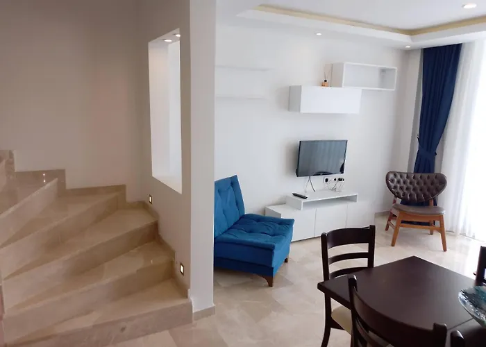 Stone House Aparts Dublex 3 Plus1 Mit Meerblick Und Jakuzzi Kalkan No 6 公寓